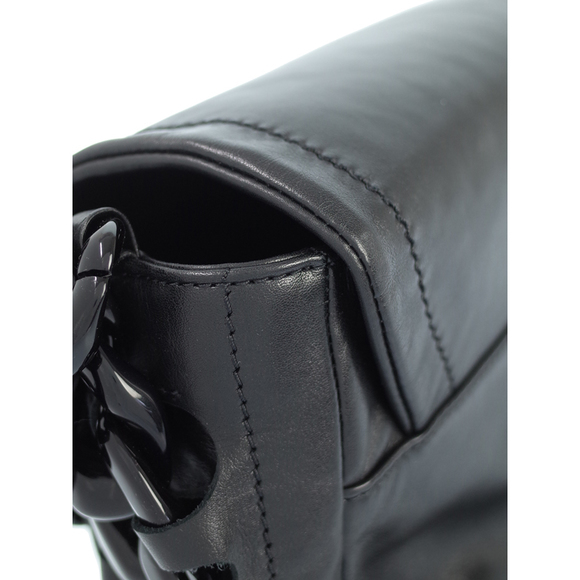 Chanel Coco Mark Plastic Chain Shoulder Bag Black - Picture 5 of 5